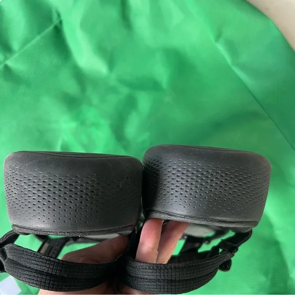 Skechers massaging go walk massage Black Strappy Sport Sandals size 8 - Picture 5 of 11